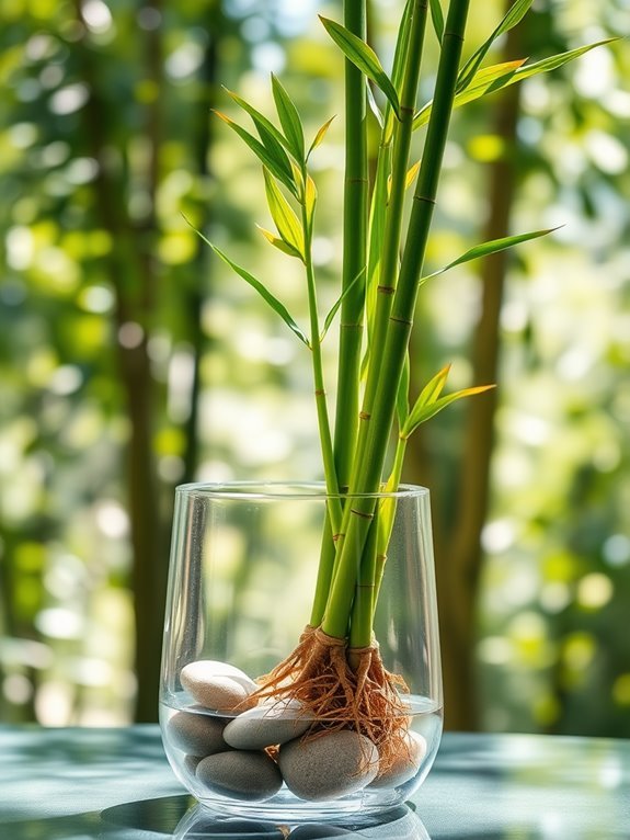 elegant sea green bamboo