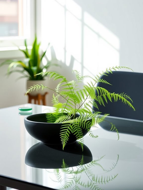 elegant simple plant decor