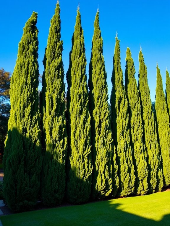 elegant tall evergreen tree