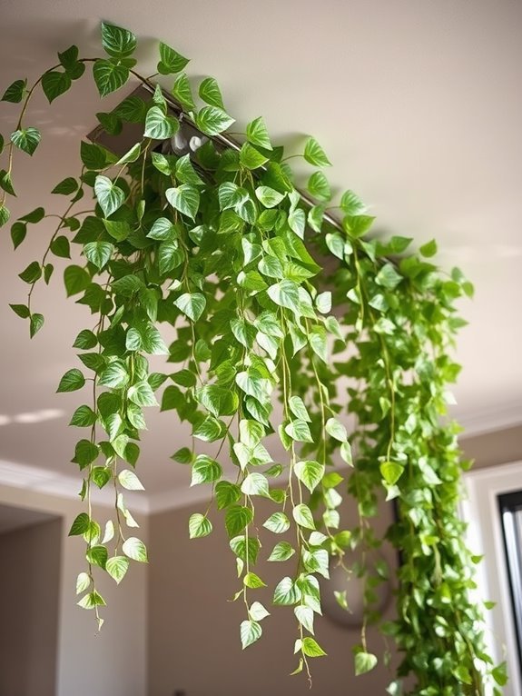 elegant trailing green plant