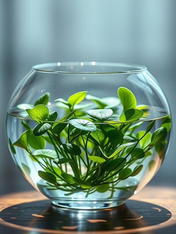 elegant transparent serving dish