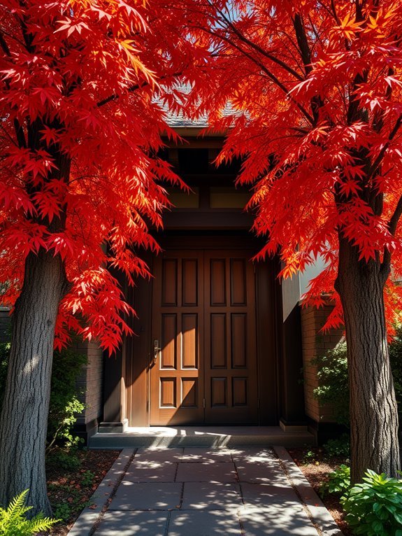 elegant vibrant deciduous tree