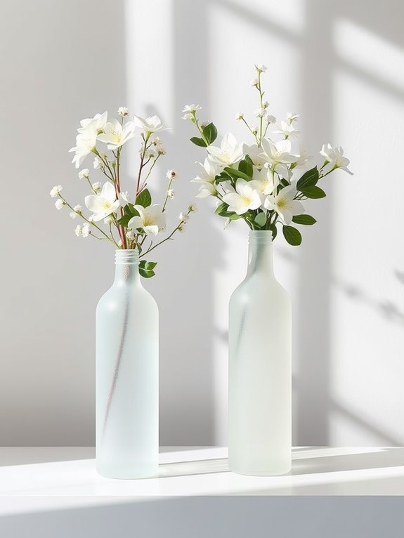 elegant white floral displays