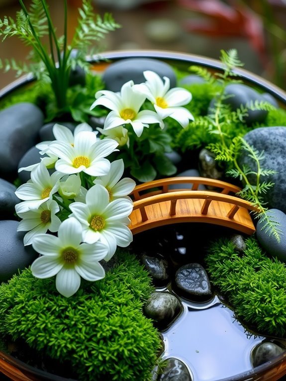 elegant white flower blooms