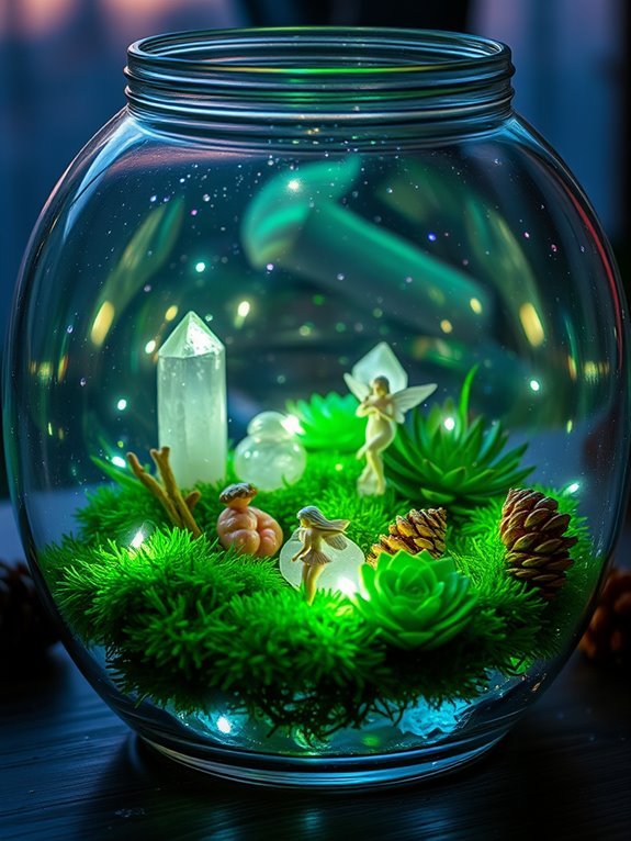 enchanting miniature floral paradise