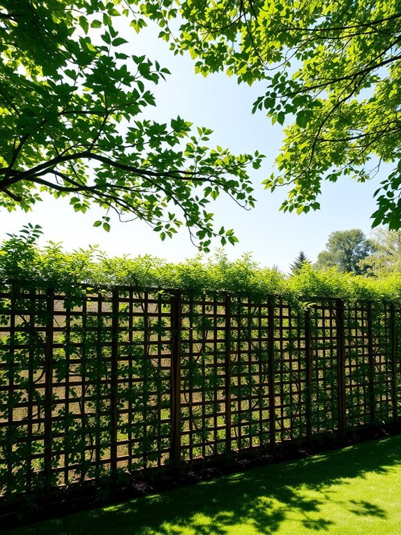 espalier trees as fences