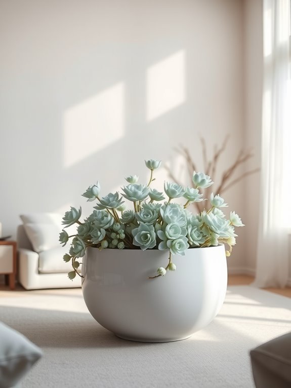 ethereal succulent with translucence