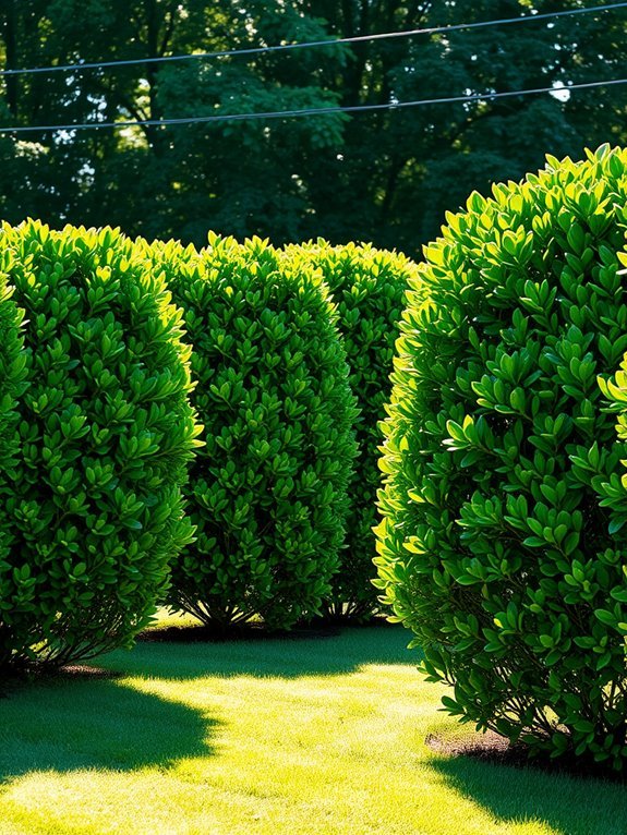 evergreen ornamental shrub species