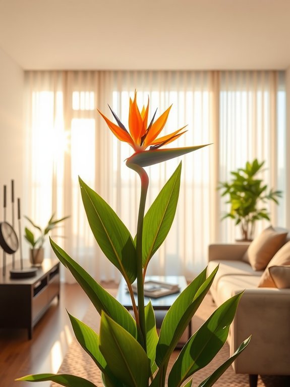 exotic colorful tropical flower