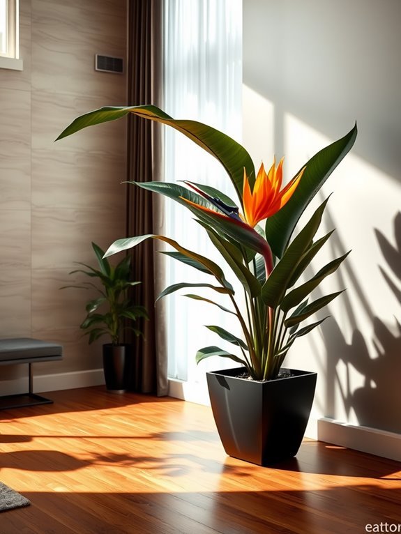 exotic colorful tropical flower