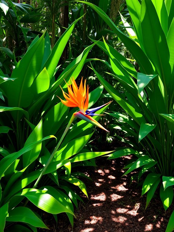 exotic tropical flowering plant