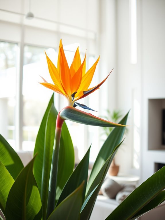exotic tropical flowering plant