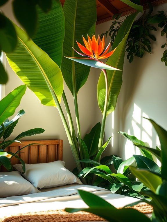 exotic tropical flowering plant
