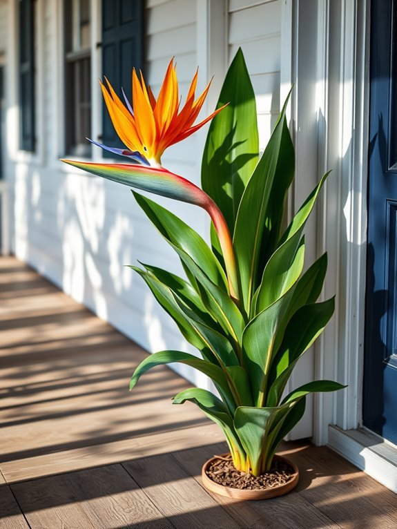 exotic tropical flowering plant