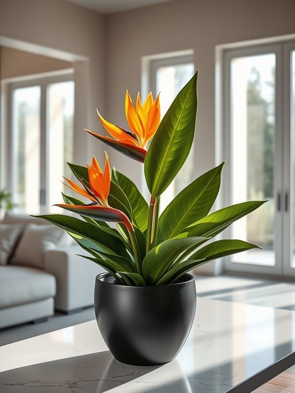 exotic tropical flowering plant