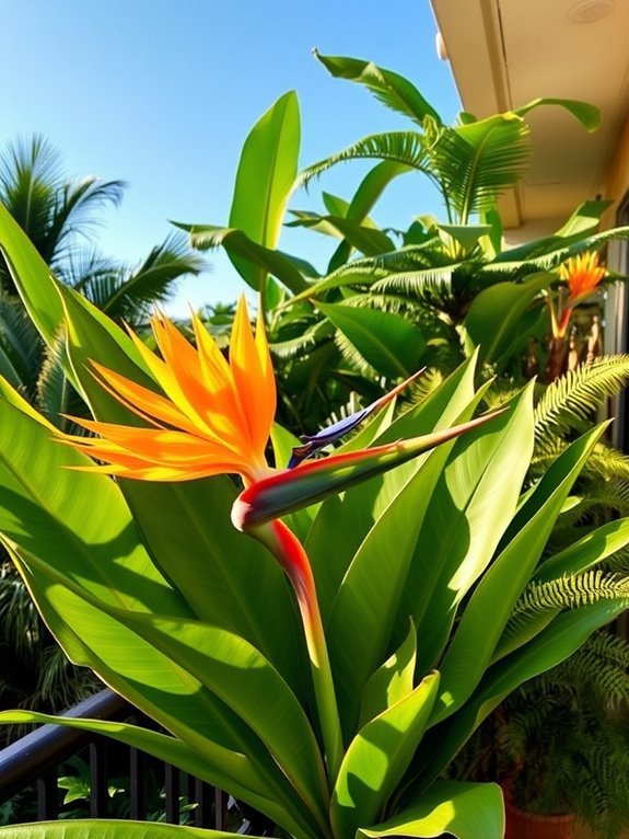 exotic tropical flowering plant