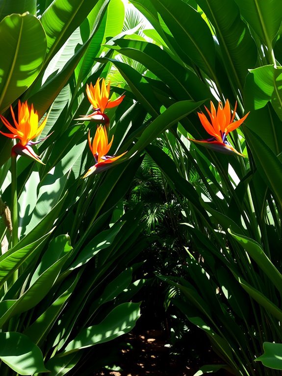 exotic tropical flowering plant