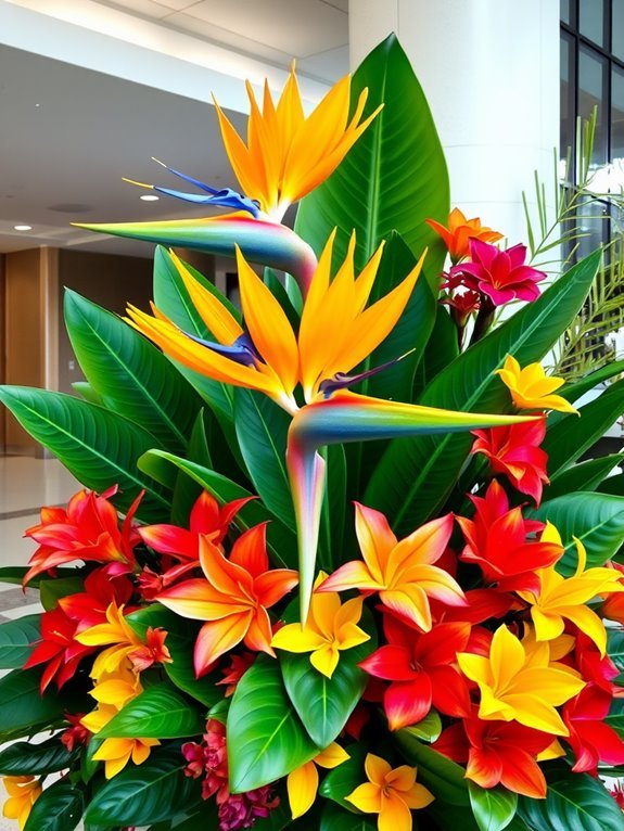 exotic vibrant tropical beauty