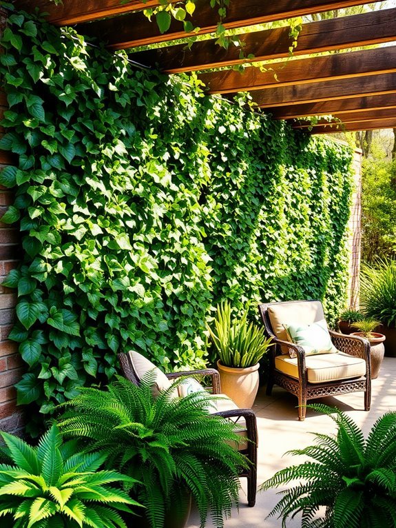 fake plants for privacy