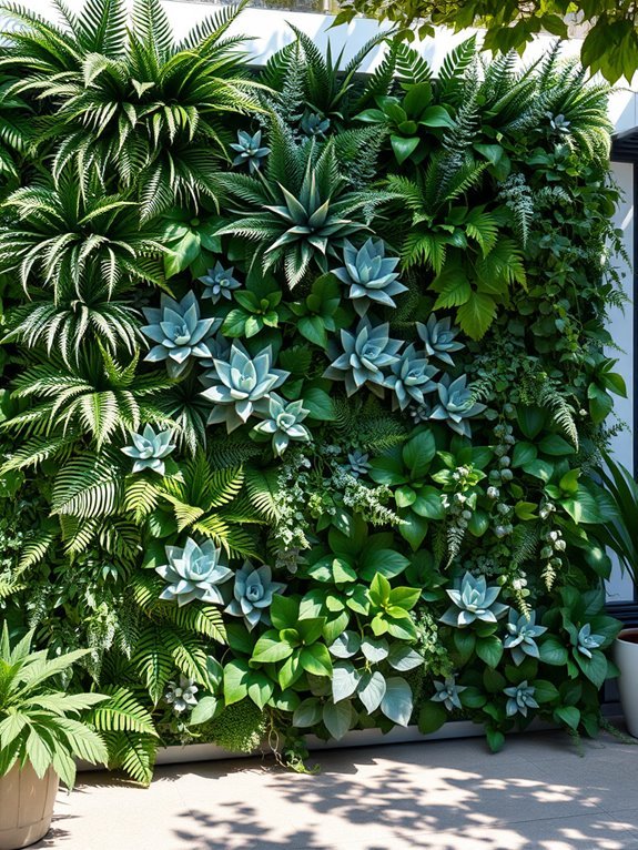 faux foliage texture combinations