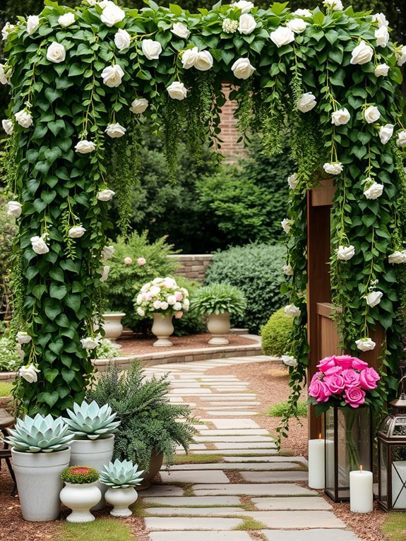 faux plants for outdoor decor