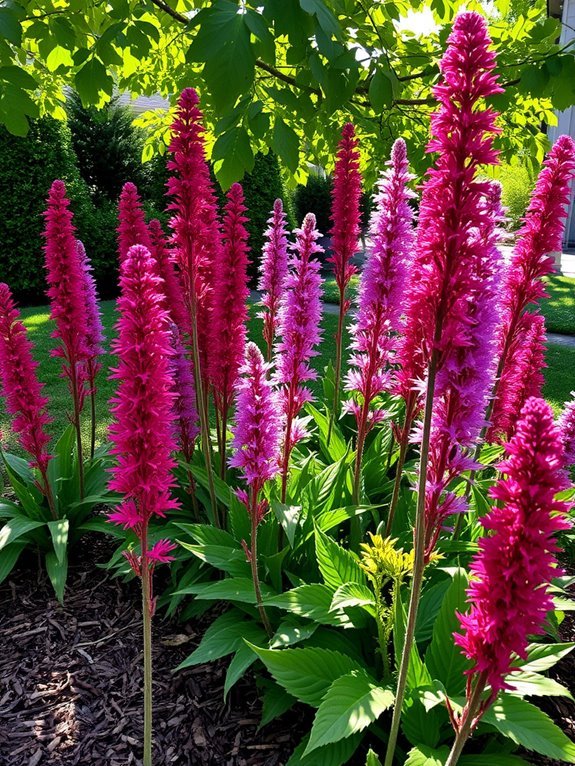 feathery flowering perennial plant