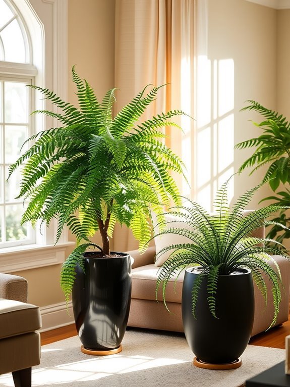 ferns boston and maidenhair
