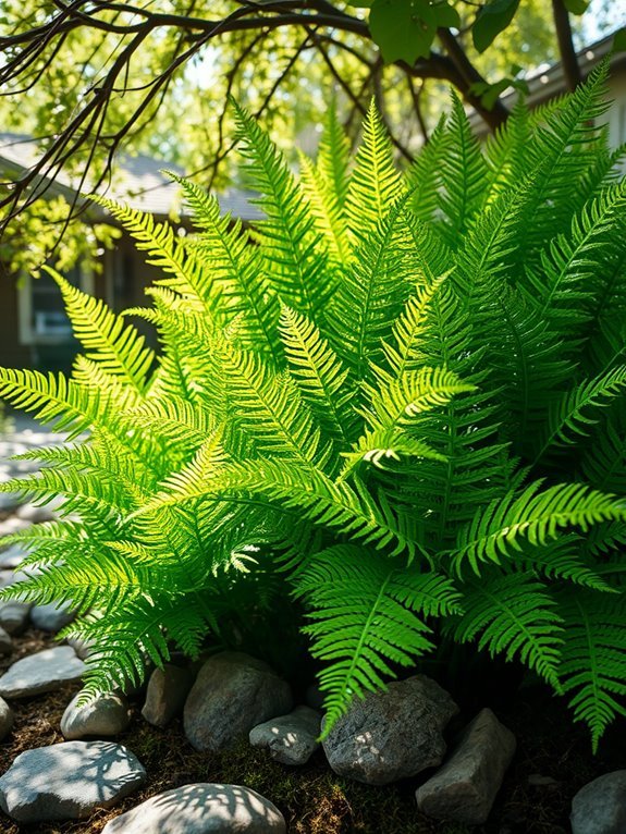 ferns for shady outdoors