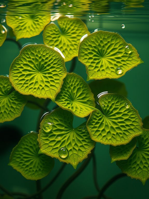 floating aquatic fern species