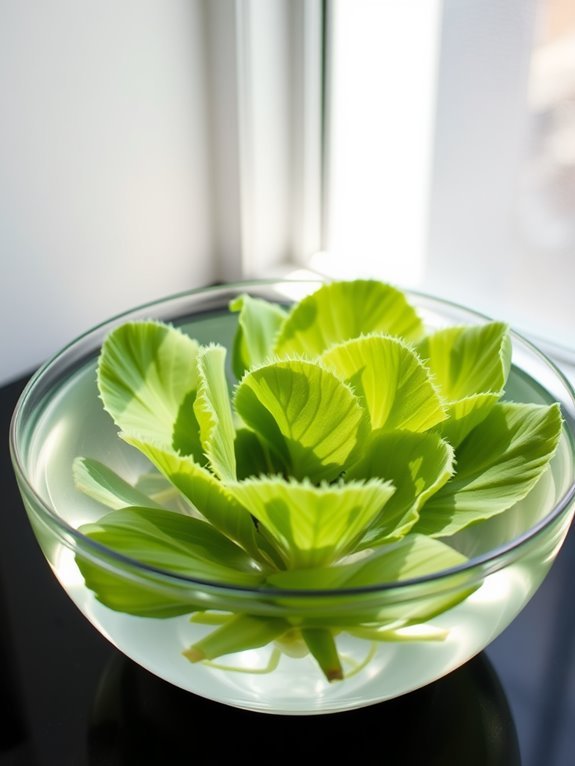 floating aquatic plant species