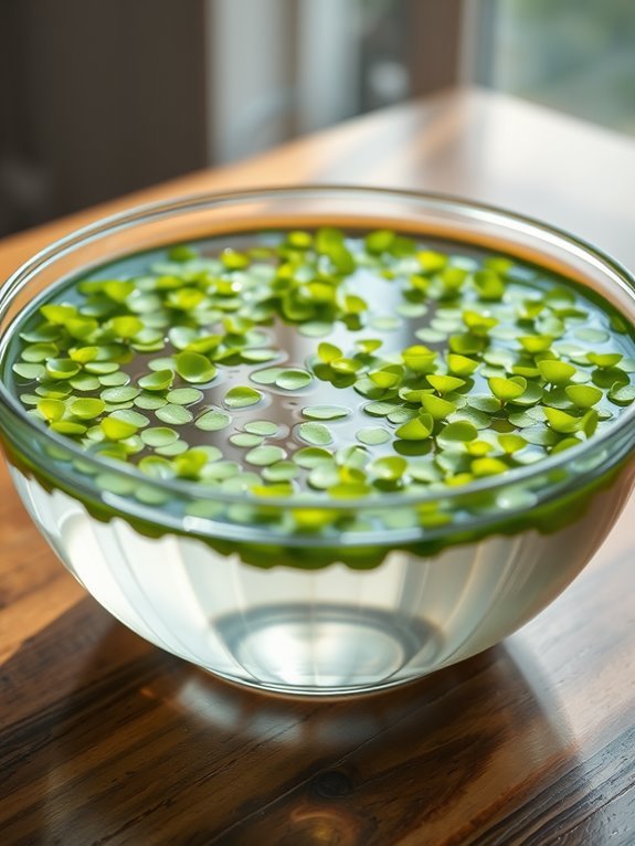 floating aquatic plant species