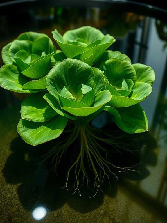 floating aquatic plant species
