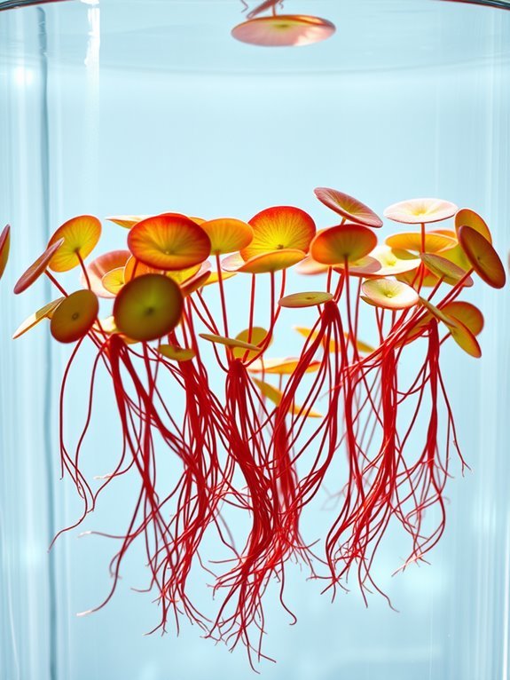 floating aquatic plant species