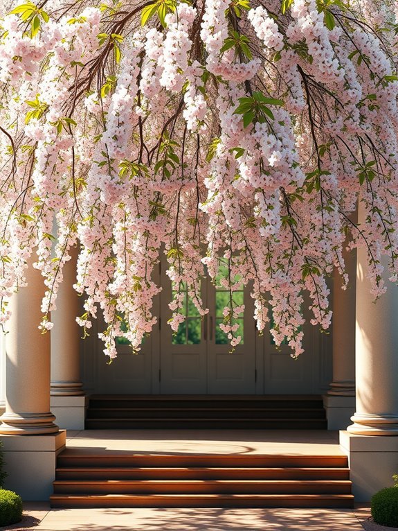 fragile blossoms in spring