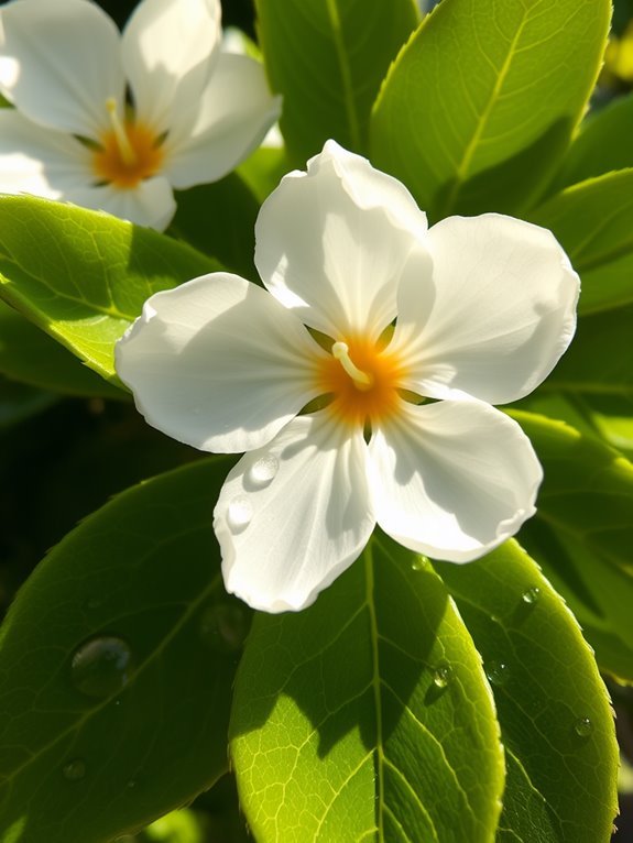 fragrant citrus flower bloom