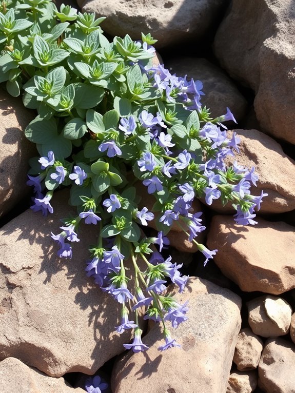 fragrant herb attracting pollinators