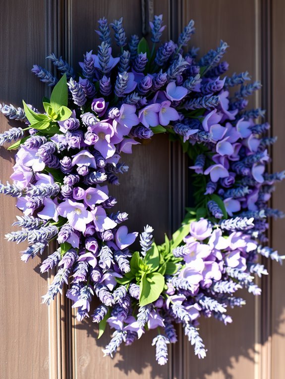 fragrant purple floral arrangement