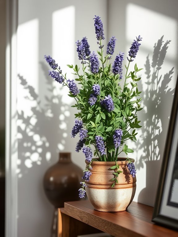 fragrant purple flowering herb