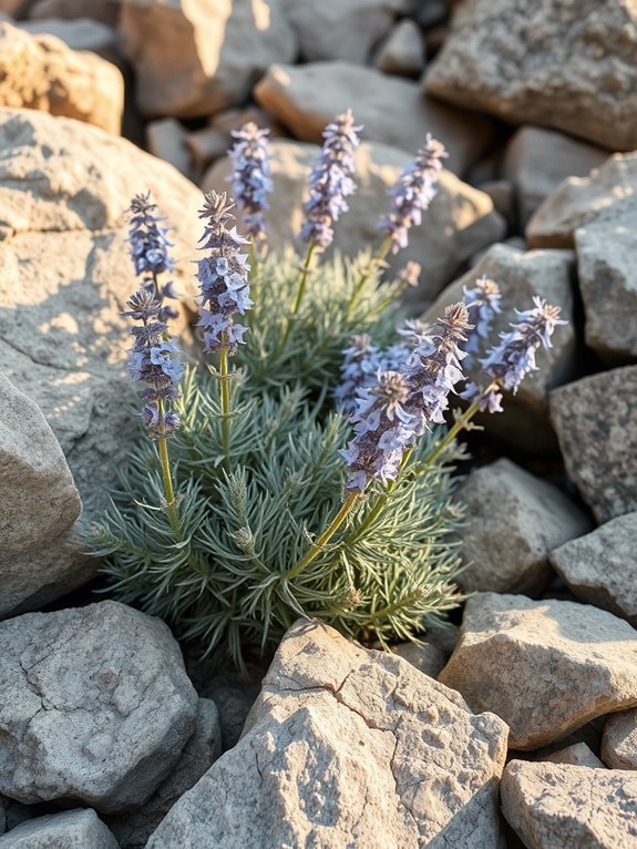 fragrant purple flowering herb