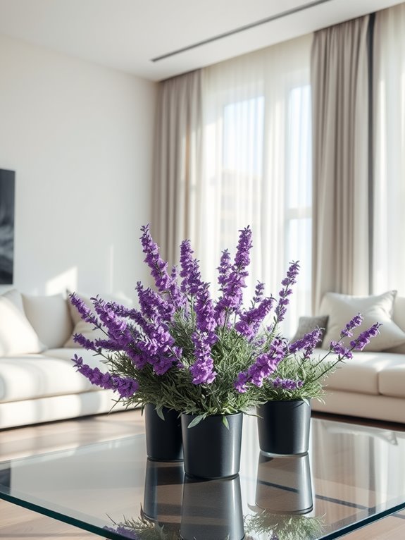 fragrant purple flowering herb