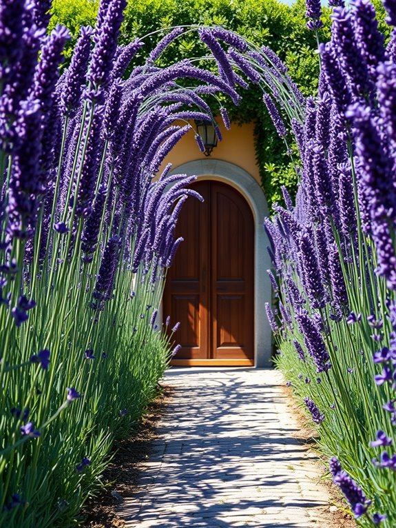fragrant purple flowering herb