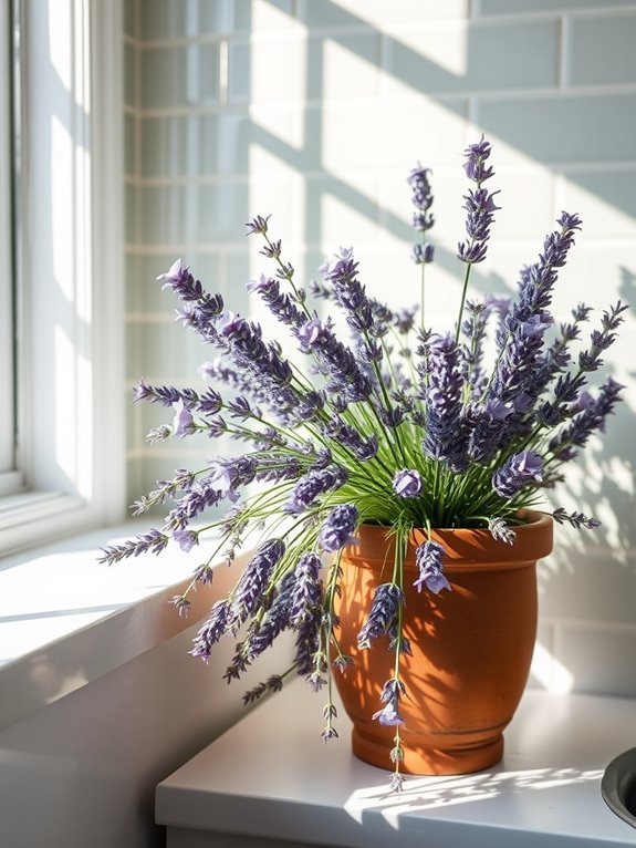 fragrant purple flowering herb
