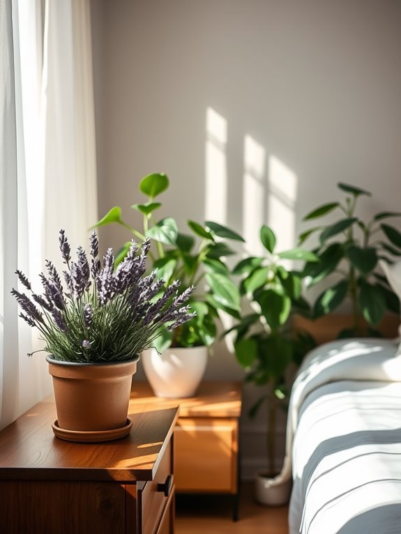 fragrant purple flowering herb