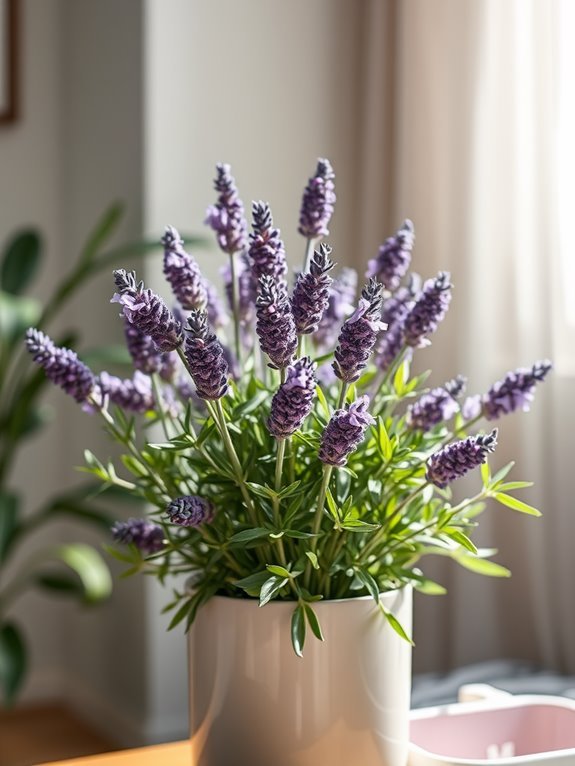 fragrant purple flowering herb