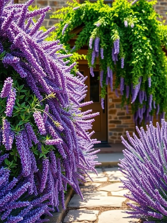 fragrant purple flowering plant