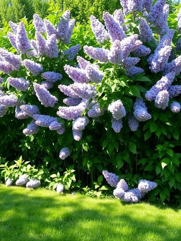 fragrant purple flowering shrub