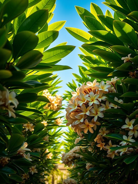 fragrant tropical flowering plant