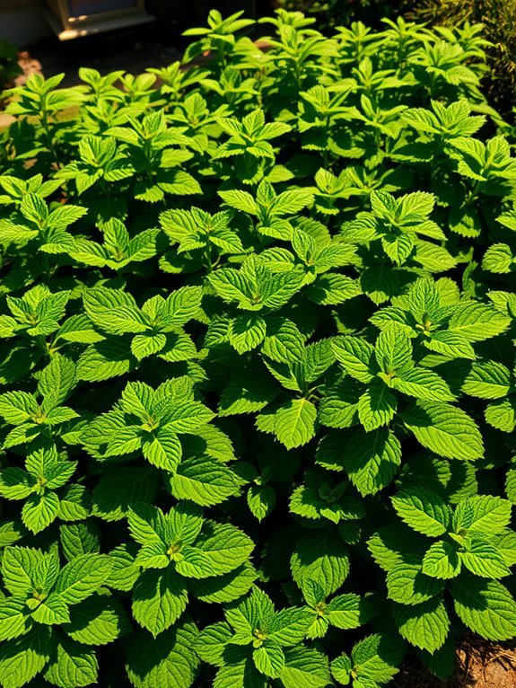fresh aromatic herbal plant