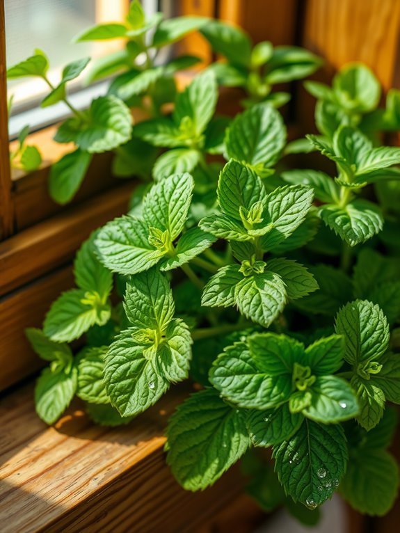 fresh green herb flavor