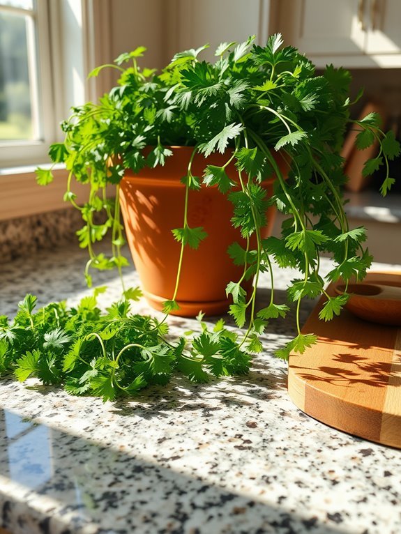 fresh herb with flavor